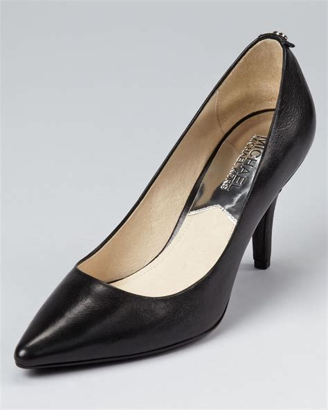 michael kors flex pump black|Michael Kors black high heels.